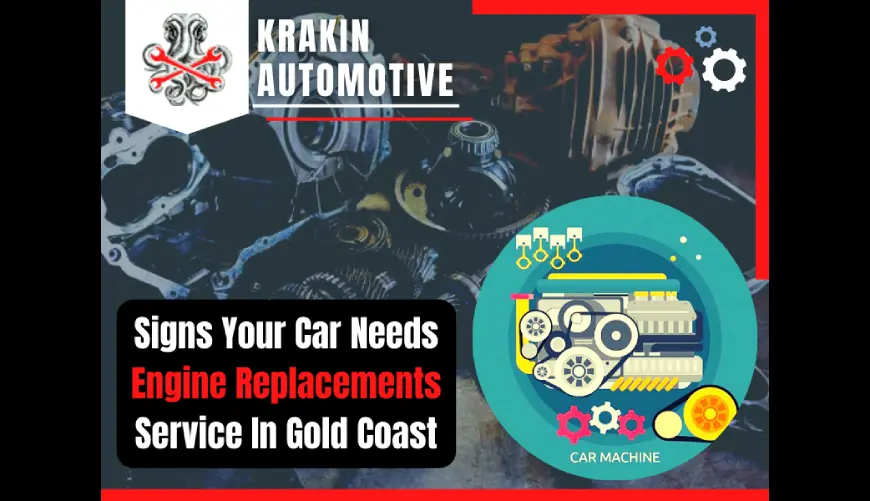 Gold Coast mechanic performing engine inspection