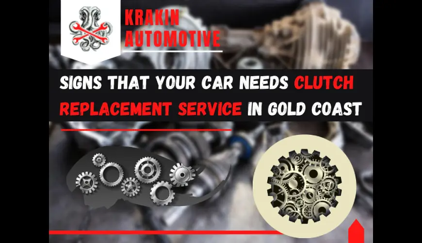 Clutch system during vehicle service at Krakin Automotive Gold Coast